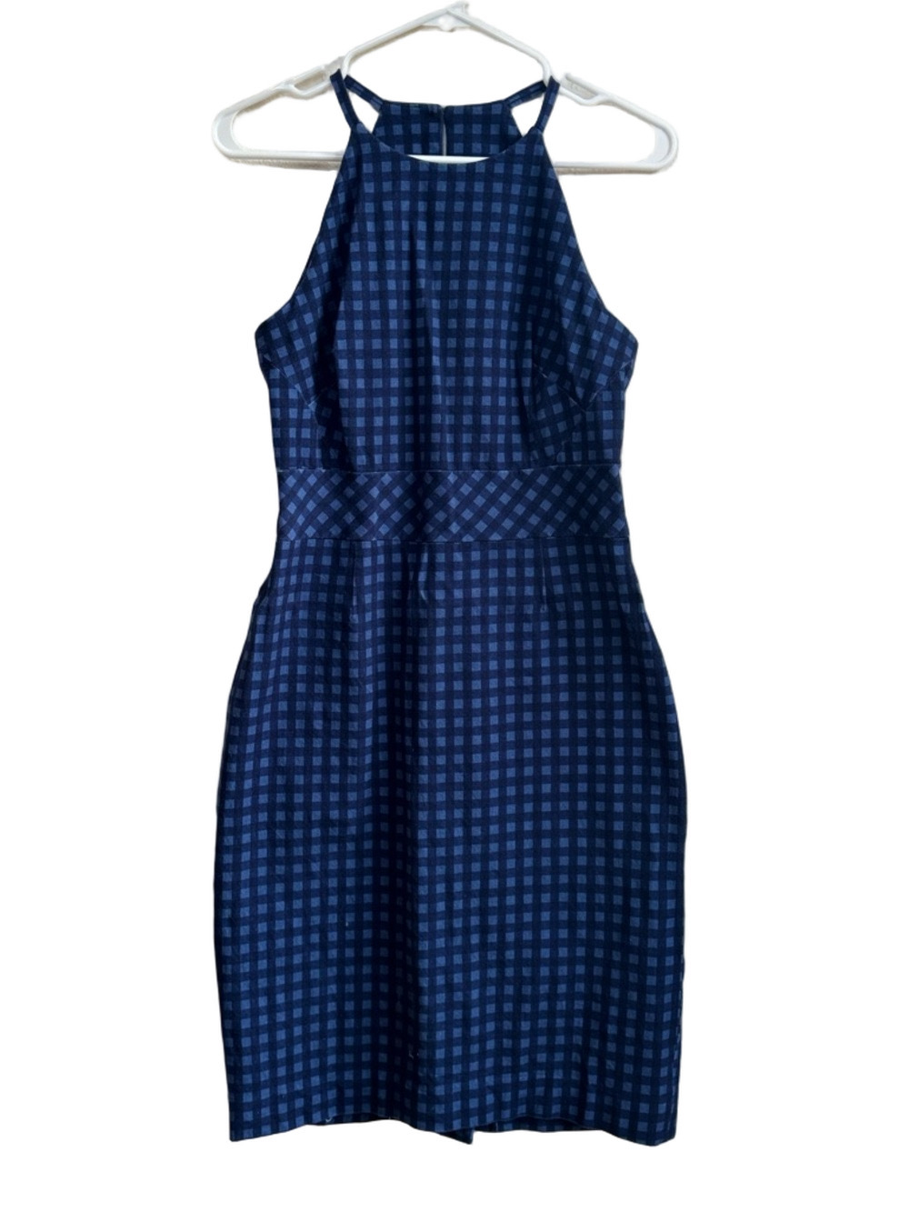BANANA REPUBLIC Gingham Midi Dress - Picture 3 of 15